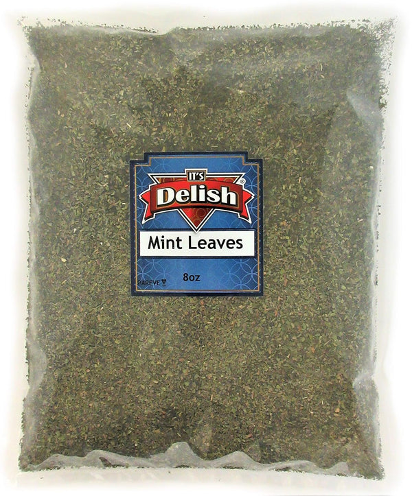 Dried Mint Leaves by Its Delish, 8 oz bag (Half Pound)