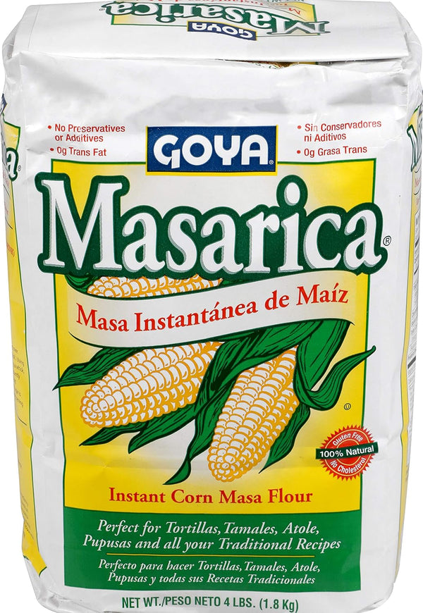 Goya Foods Masarica Instant Corn Masa Flour, 4 Pound