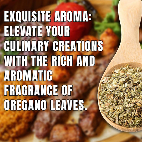 Oregano Leaves by Turkish Goodies - Dried Oregano Herb Flakes, Perfect for Gourmet Cooking, 1.4oz