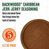 5 4.2 Packet Packet LEM Products Backwoods Caribbean Jerk Jerky Seasoning, Ideal for Wild Game and Domestic Meat
