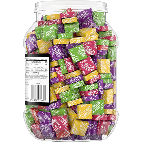 Now and Later 60 Original Mix, Individually Wrapped Mixed Fruit Chew Candy, Ounce Jar