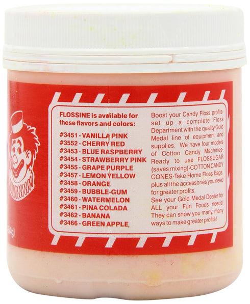 Gold Medal Lemon Yellow Flossine Can - Perfect for Treats