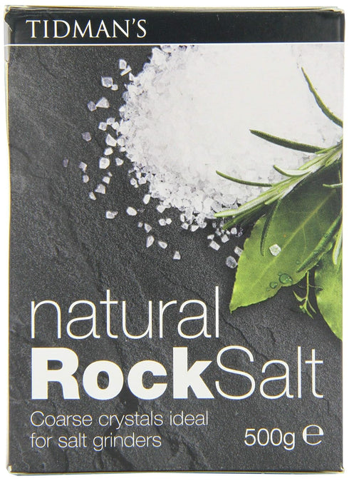 Tidmans Natural Rock Salt - 3 x 17.7 oz