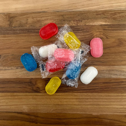 (5 First Choice Candy ZERO SUGAR Flavor Drops, Assorted Flavors, Individually Wrapped Hard Candy, Fat Free, Kosher