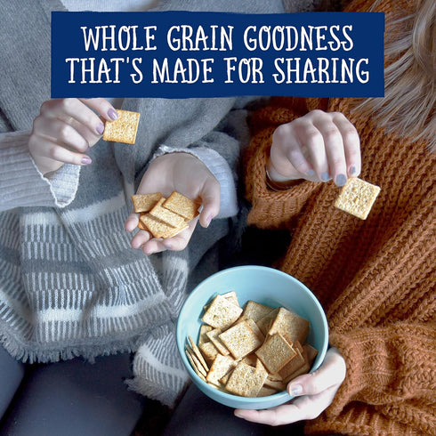 6 12.5 oz Wheat Thins Reduced Fat Snacks, Whole Grain Wheat Crackers, Bulk Snack Crackers, Family Size, - Boxes
