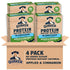 Quaker Protein Instant Oatmeal, Apple Cinnamon, 12g Protein per Serving, Whole Grains,