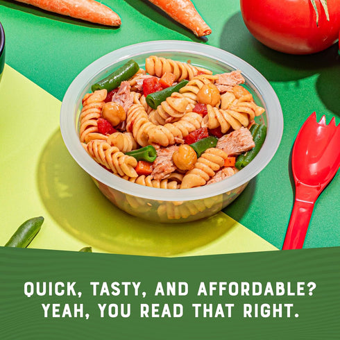 6 oz (Pack 1) 14g Bumble Bee Quick Catch Mediterranean Pasta, Wild Caught Tuna and Pasta Bowl, of - Ready to Enjoy