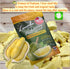 Durian King of Fruit Vacuum Freeze Dried Fresh Durian Monthong, 50 Gram or 1.75 Ounce Pack of 2