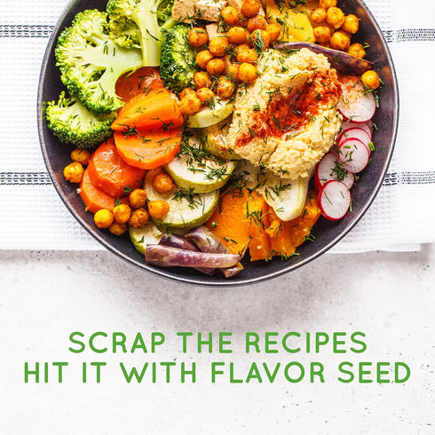 5 oz Organic Salt Pepper Garlic Seasoning - The OG by Flavor Seed, Carnivore & Keto Friendly Organic Garlic Salt, SPG