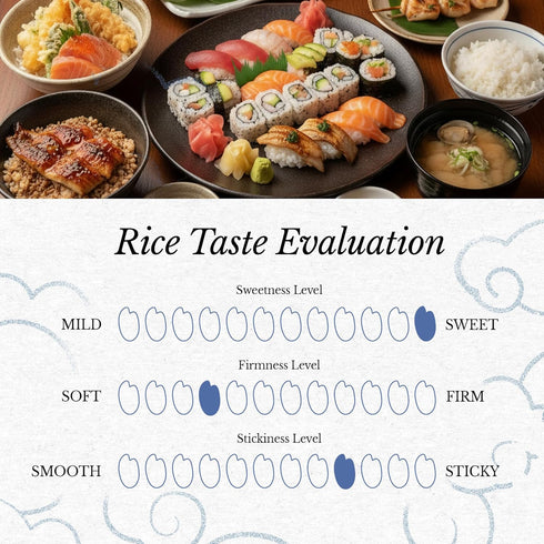 East and Else 2.2 LB (1 100% Premium Japanese Sushi Rice, Fukkurinko Short Grain, KG) Grown in Hokkaido, Product