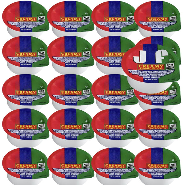 Vallary Creamy Peanut Butter Snacks: 20 Count of Convenient 3/4 oz Portions for