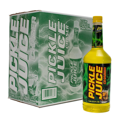 Pickle Juice Chaser 1 Liter Bottles - For Pickle Backs - Electrolyte