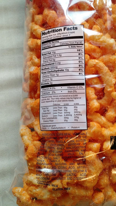 Dan Dee 7.5 oz Cheddar Cheese Flavored Corn Twistees