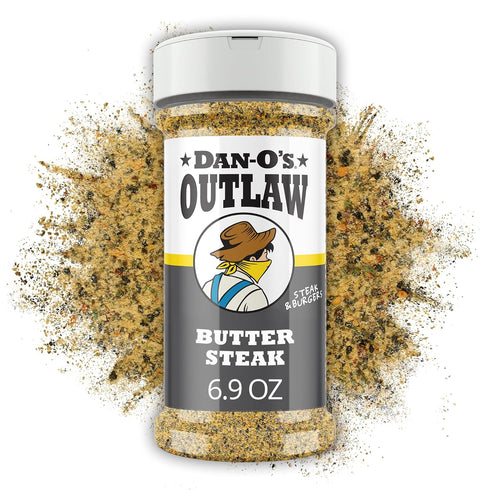 Dan-Os Outlaw Butter Steak Seasoning 6.9 oz Buttery Steak & All Purpose