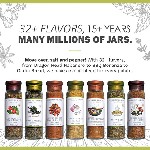 The Gourmet Collection Thai Style Green Curry Spice & Seasoning Blend - Spicy & Sweet for Chicken, Vegetables, Fish