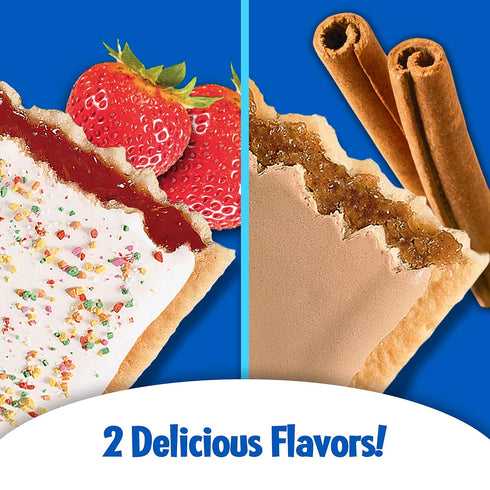 Kellogg's Pack, 86 oz (48 Count) Pop-Tarts Breakfast Toaster Pastries, Flavored Variety Frosted Brown Sugar Cinnamon