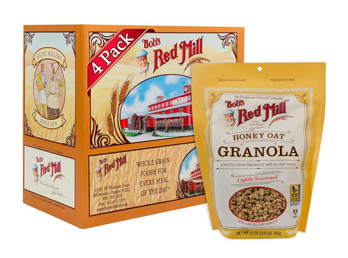 12 oz Bobs Red Mill Cereal Granola Honey Oat