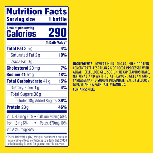 168 Oz Nesquik Protein Power Chocolate Milk, Fl