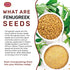 Spicy World 7 Fenugreek Seeds (Methi) Ounce Bag - All Natural & Pure - Resealable Bag