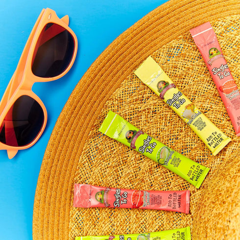 Margaritaville (6 6 Packets 36 Singles To Go Water Drink Mix - Margarita Flavored, Non-Alcoholic Powder Sticks Boxes