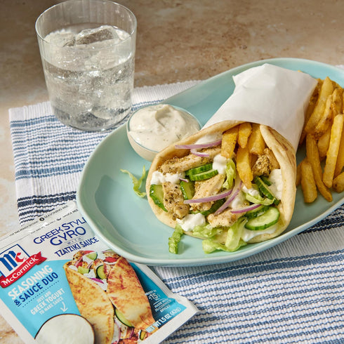1.5 oz (Pack 3) McCormick Greek Style Gyro Seasoning with Tzatziki Sauce Mix