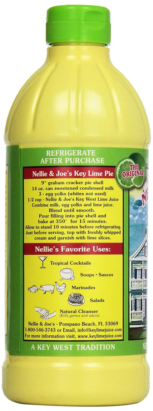 Nellie & Joe's 16 Oz , Key West Lime Juice, Fl Bottle