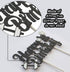 Glitter Gym Theme Birthday Cake Topper, Black Weight Lifting Cupcake Toppers for Fitness Party Decoration