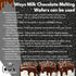 1 lb Milk Chocolate Melting Wafers Bulk for Dipping Strawberries Candy Making Molding Coating Baking Fondue Chocolate
