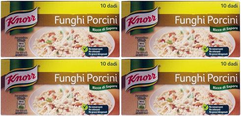Knorr : "Funghi Porcini" Bouillon Cubes, Porcini Mushrooms Taste * Pack of 4