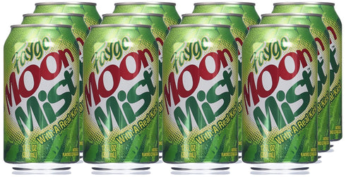 12 Pack 12-oz. Faygo - Moon Mist Soda - of Cans