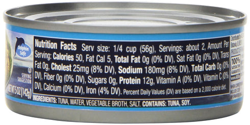 Northern Catch 4.5-Ounce (Pack 12) Premium Chunk Light Tuna in Water