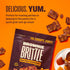 (Pack 1, 14 oz), Brownie Brittle Salted Caramel Thin and Crispy Sweet Snacks of Rich Gourmet Brownie Bites Dessert