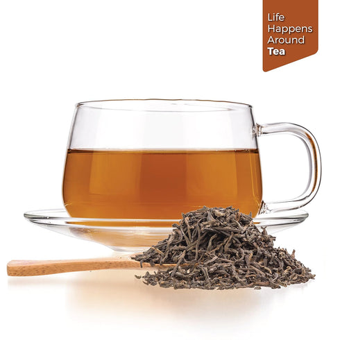 Tealyra Ripe Pu'erh Tea - 5 Years Aged Loose Leaf, 224g (8-ounce), High Caffeine Level