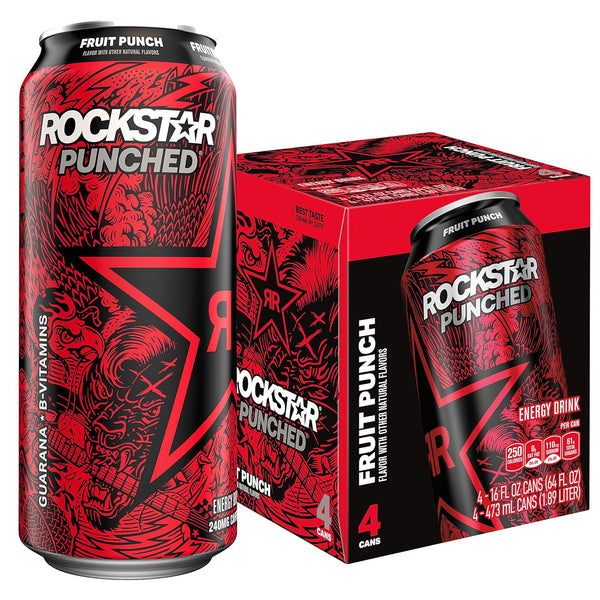 Rockstar Punched Energy Drink, 64 Fl Oz Can
