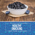 1 16 oz. Herbaila Whole Dried Blueberries, No Sugar Added, Bulk, Dehydrated, Dried Unsweetened Blueberries, All