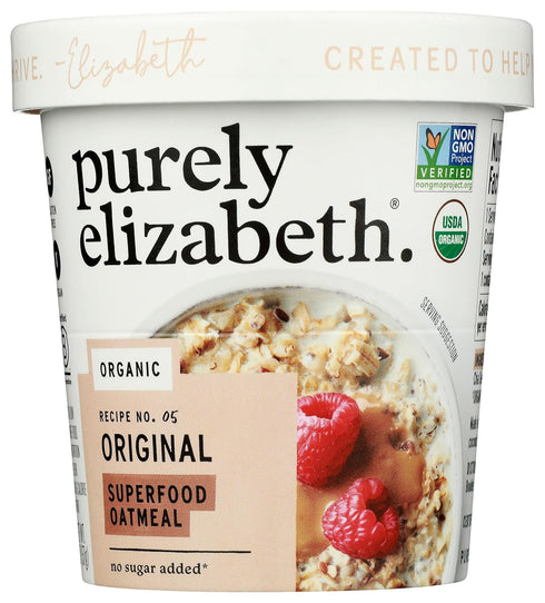 Purely Elizabeth, Superfood Oats Cup Original, 2 Ounce