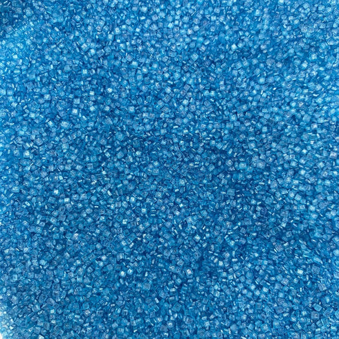 Weraru Edible Blue Sanding Sugar Sprinkles Cupcake Cake Toppers, Celebrations Candy Pearls Shaker