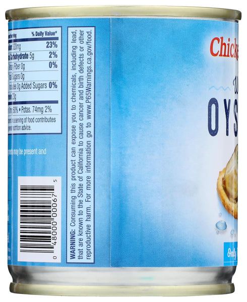 8-Ounce (Pack 1) Chicken of the Sea Whole Oysters, Great for Recipes, Cans