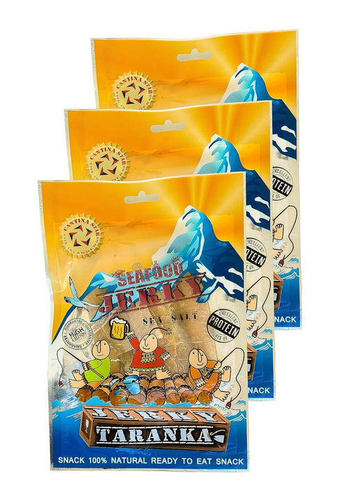 Cantina Star "Taranka" Fish Jerky (Dried Fish), 90g, Pack of 3