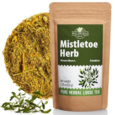 Dried Mistletoe Herb Tea Goat's (Viscum) - 1.8 oz. (50g) Herbal Tea Muerdago