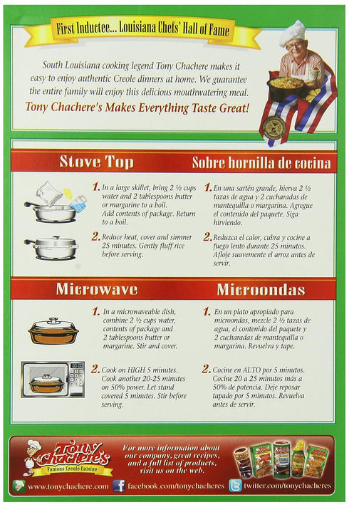 7-Ounce (Pack 6) Tony Chachere's Rice Mix Roasted Chicken