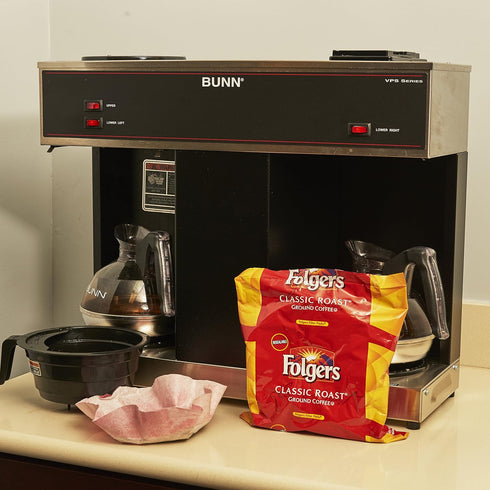 40- .9 Packs Folgers Classic Roast Medium Roast Ground Coffee, Ounce Filter
