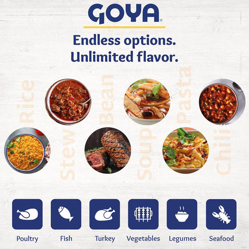 7 oz Goya Rice Mix Variety Sampler, Yellow Rice Spanish Style, Mexican Rice Mix Chicken Flavor, White Rice & Black