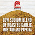 Lawry's Roasted Garlic Seasoning with Sea Salt, 24.5 oz - Low Sodium, Perfect for Steaks, Roasts, and Vegetables