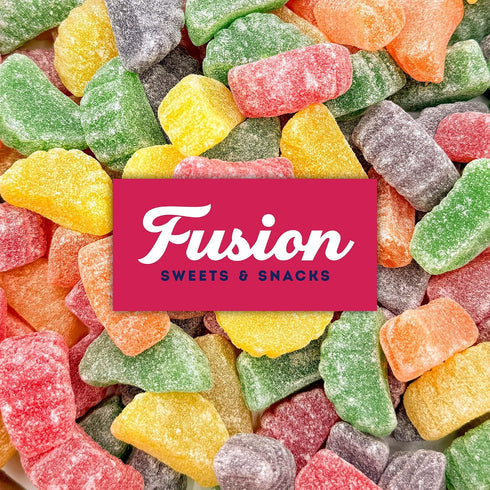2 Assorted Fruit Slices Jelly Candy Pound Bulk Bag of Old-Fashioned Sugar-Dusted Gum Drops, Jelly Fruit Mix, Nostalgic