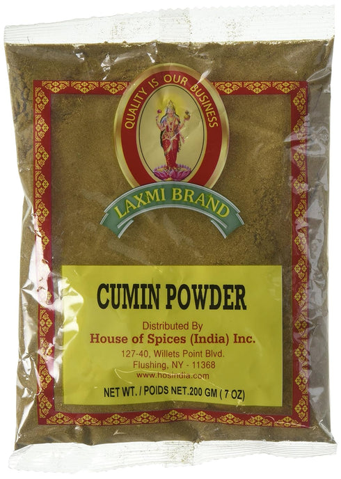 Laxmi All-Natural Dried Cumin Powder - 7 Ounce