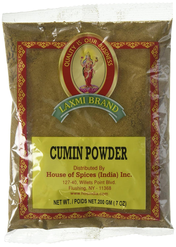 Laxmi All-Natural Dried Cumin Powder - 7 Ounce