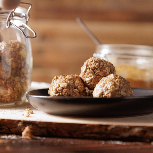 100% (Pack 6) Kodiak Cakes Oatmeal Protein Ball Mix, Snickerdoodle, High Protein, Whole Grains