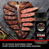 10-42 BBQ Steak Seasoning (NO MSG, 0 Calorie) | Savory Garlic and Herb Flavor Steak Rub for Grilling Meat, 5.5oz
