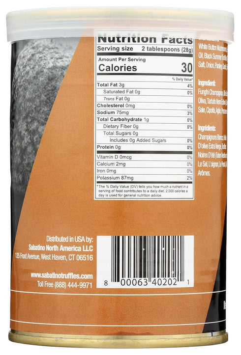 14 OZ SABATINO TARTUFI Truffle Sauce